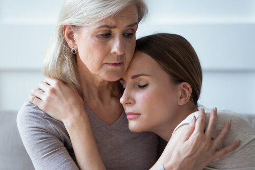 comforting family after death