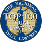 top 100 national trial lawyers logo